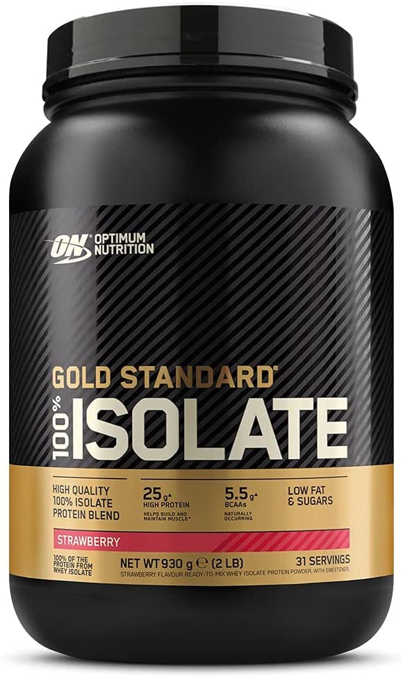 Optimum Nutrition Gold Standard 100% Isolate, Strawberry - 930g