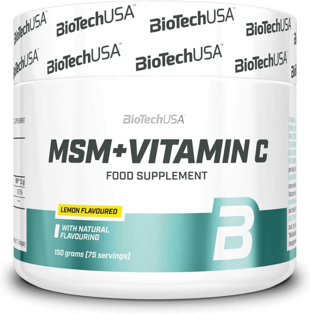 BioTechUSA MSM + Vitamin C, Lemon - 150g