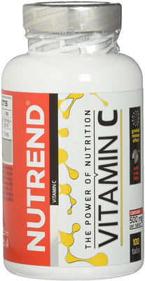 Nutrend Vitamin C with rose hips, 500mg - 100 tabs