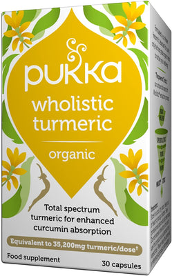 Pukka Herbs Wholistic Turmeric 30 Caps