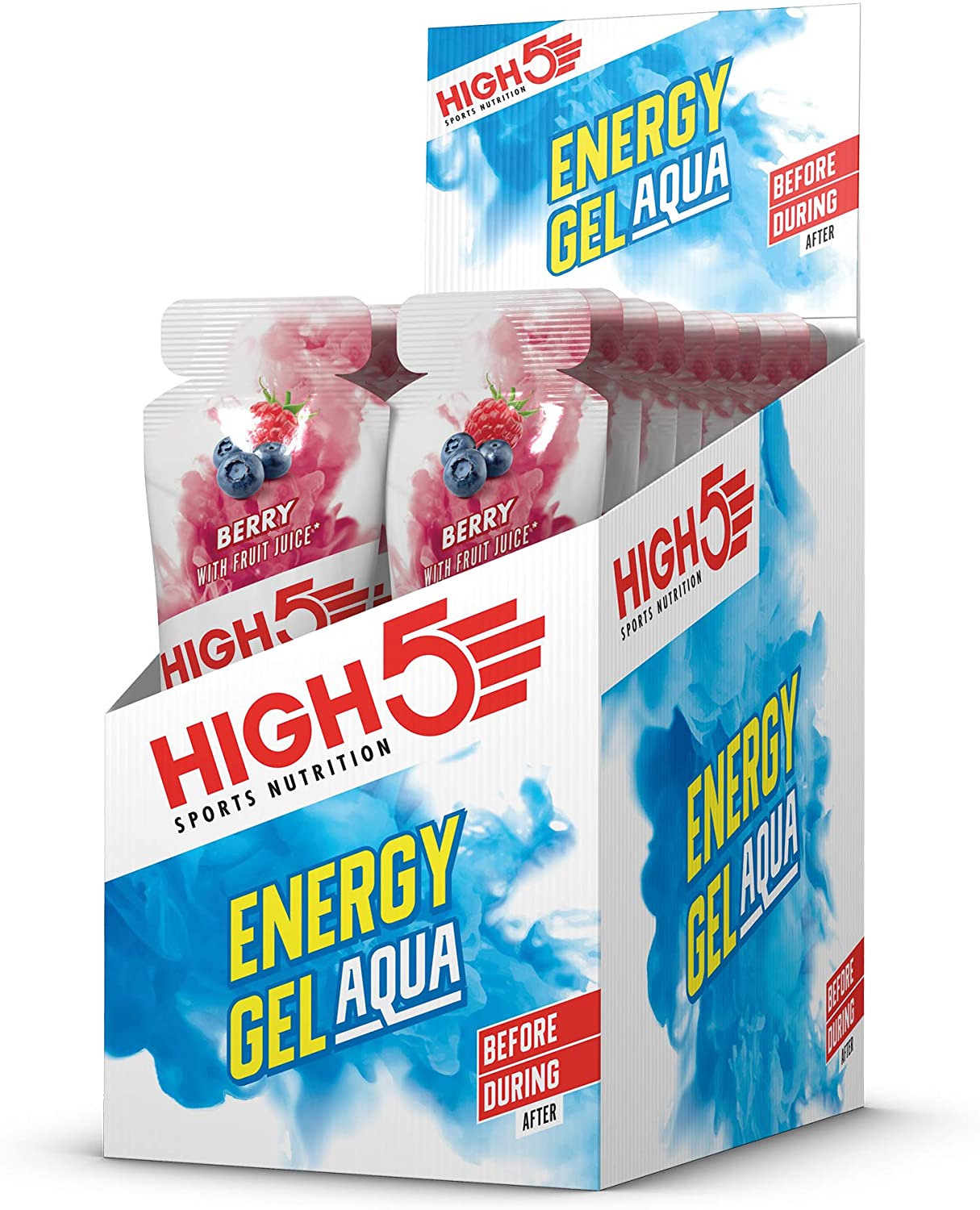 HIGH5 Energy Gel Aqua, Berry - 20 x 66g