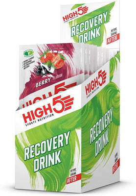 HIGH5 Recovery Drink, Berry - 9 x 60g