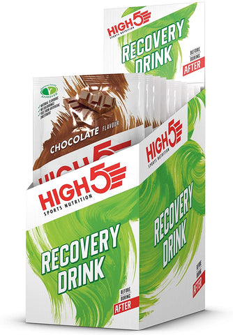 HIGH5 Recovery Drink, Chocolate - 9 x 60g