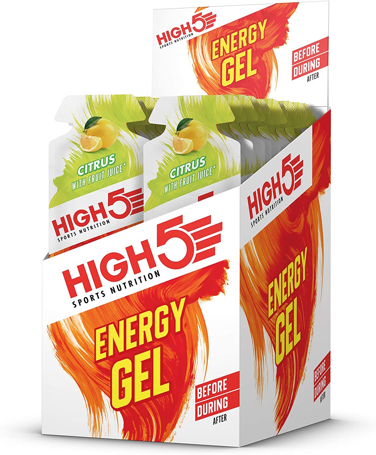 HIGH5 Energy Gel, Citrus - 20 x 40g