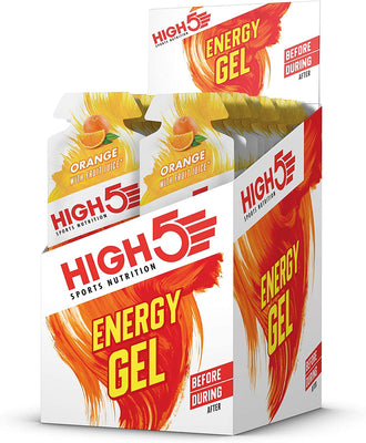 HIGH5 Energy Gel Caffeine, Orange - 20 x 40g