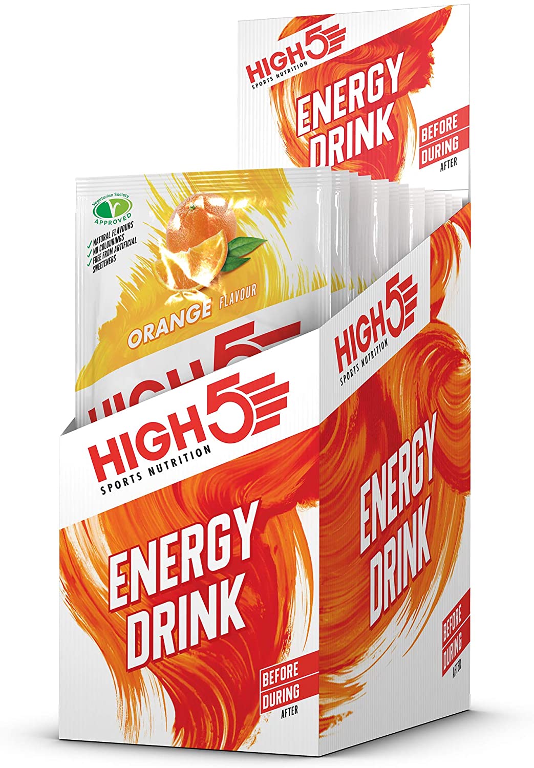 HIGH5 Energy Drink, Orange - 12 x 47g