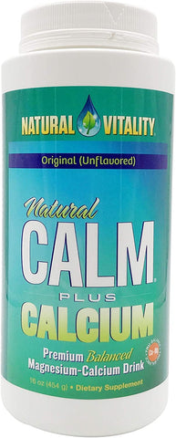Natural Vitality Natural Calm Plus Calcium, Unflavored - 454g