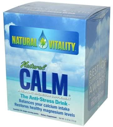 Natural Vitality Natural Calm Packs, Unflavored - 30 x 3.3g
