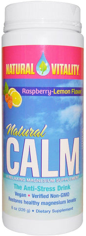 Natural Vitality Natural Calm, Raspberry Lemon - 226g