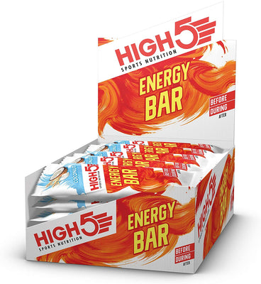 HIGH5 Energy Bar, Coconut - 25 x 55g