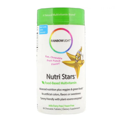 Rainbow Light Nutri Stars, Food-Based Multivitamin - 60 chewable tabs