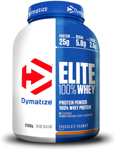 Dymatize Elite 100% Whey Protein, Chocolate Peanut - 2100g