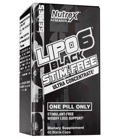 Nutrex Lipo-6 Black Ultra Concentrate Stim-Free - 60 caps