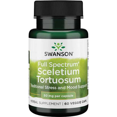 Swanson Full Spectrum Sceletium Tortuosum, 50mg - 60 vcaps