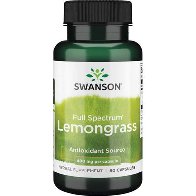 Swanson Full Spectrum Lemongrass, 400mg - 60 caps