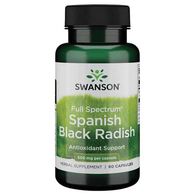 Swanson Full-Spectrum Spanish Black Radish, 500mg - 60 caps