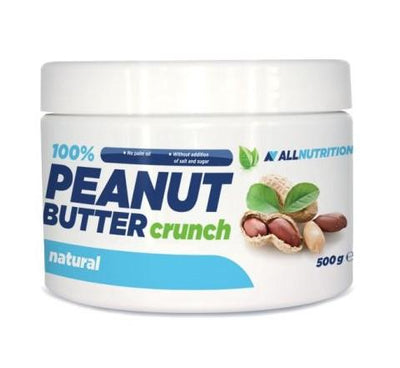 Allnutrition 100% Peanut Butter, Crunch - 500g
