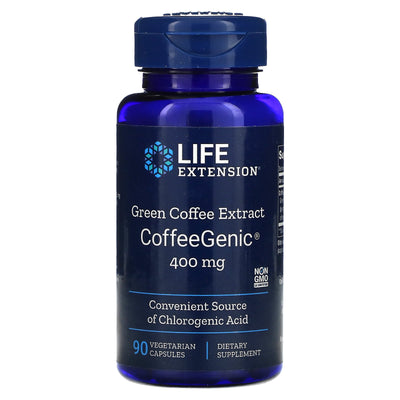 Life Extension CoffeeGenic, Green Coffee Extract, 400 mg - 90 vcaps