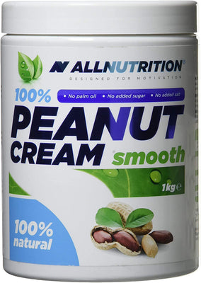 Allnutrition 100% Peanut Cream, Smooth - 1000g