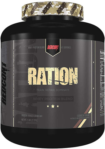 Redcon1 Ration - Whey Protein, Cookies & Cream - 2270g