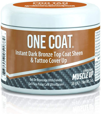Pro Tan One Coat, Instant Dark Bronze Top Coat Sheen Posing Gel - 58g