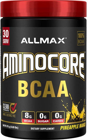 AllMax Nutrition Aminocore BCAA, Pineapple Mango - 315g