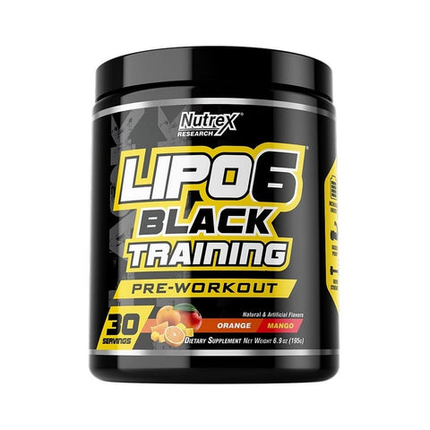 Nutrex Lipo-6 Black Training, Orange Mango - 195g