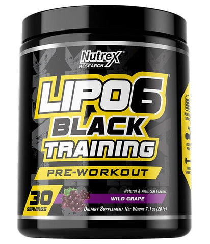 Nutrex Lipo-6 Black Training, Wild Grape - 201g