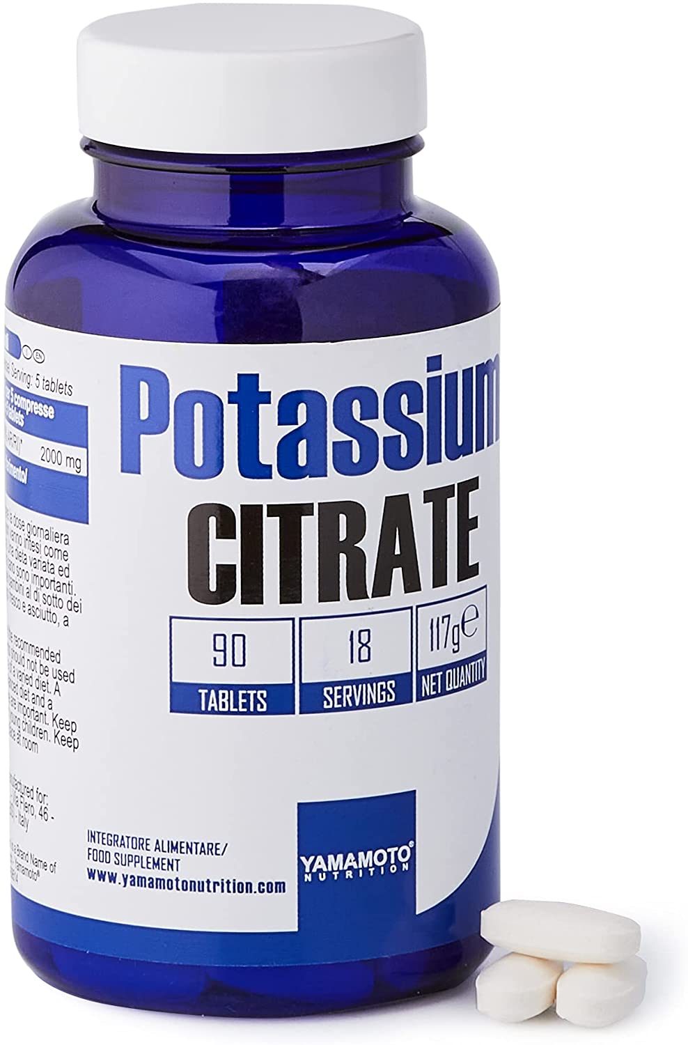 Yamamoto Nutrition Potassium Citrate - 90 tablets