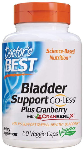 Doctor's Best Bladder Support + Cranberry - 60 vcaps