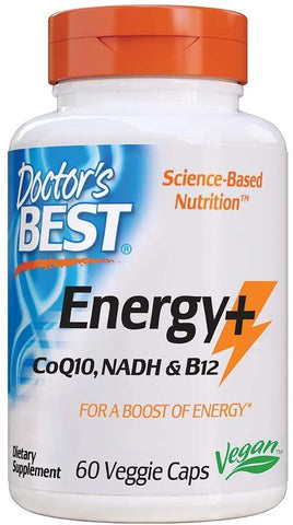 Doctor's Best Energy + CoQ10, NADH & B12 - 60 vcaps