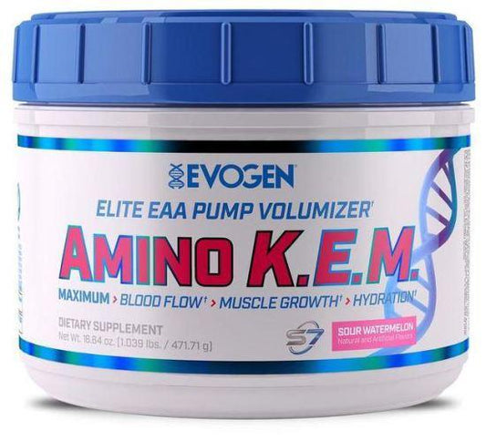 Evogen Amino K.E.M. EAA, Sour Watermelon - 471g