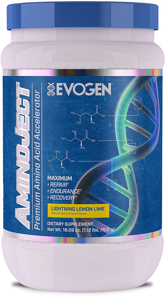 Evogen AminoJect, Lightning Lemon Lime - 512g