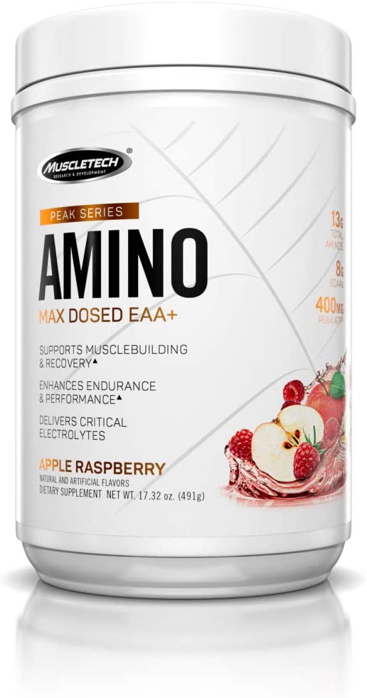 MuscleTech Peak Series Amino, Apple Raspberry - 491g