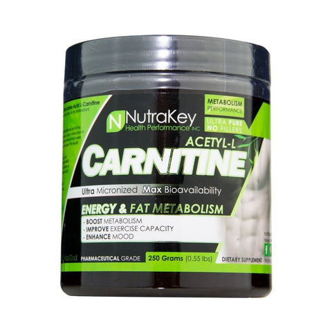 NutraKey Acetyl-L-Carnitine, Powder - 250g