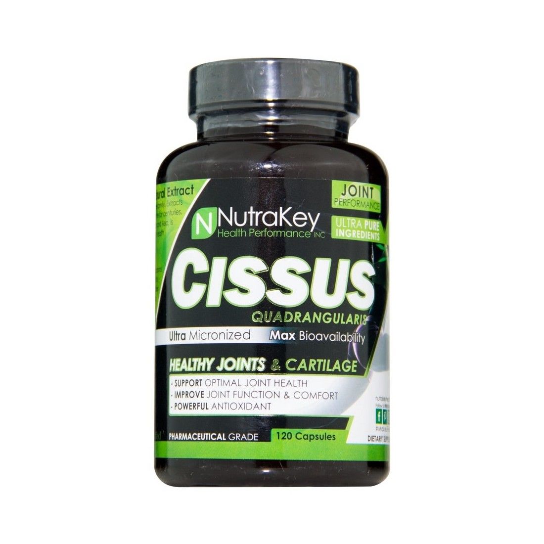 NutraKey Cissus Quadrangularis, Caps - 120 caps