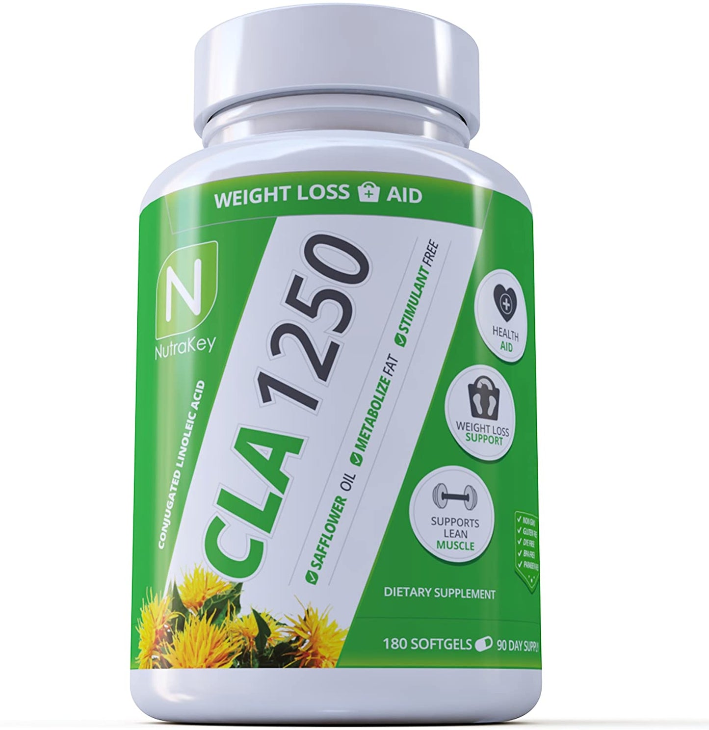 NutraKey CLA 1250 - 180 softgels