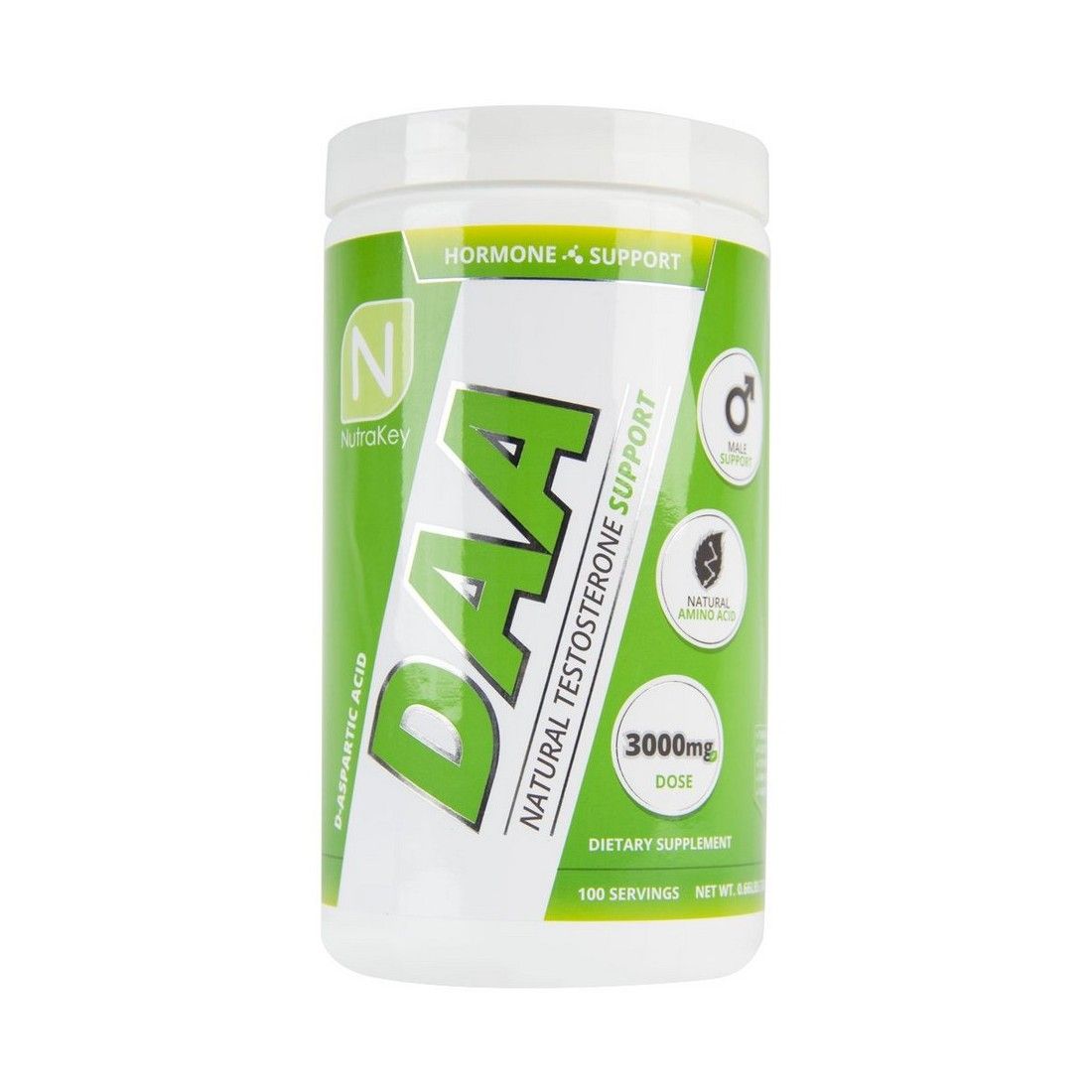 NutraKey DAA, D-Aspartic Acid - 300g