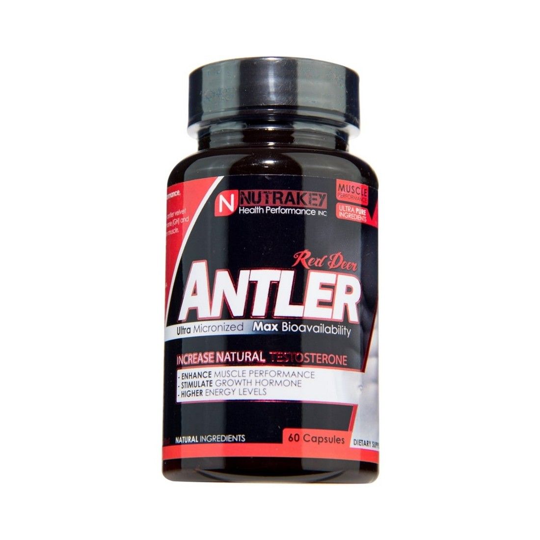 NutraKey Red Deer Antler - 60 caps