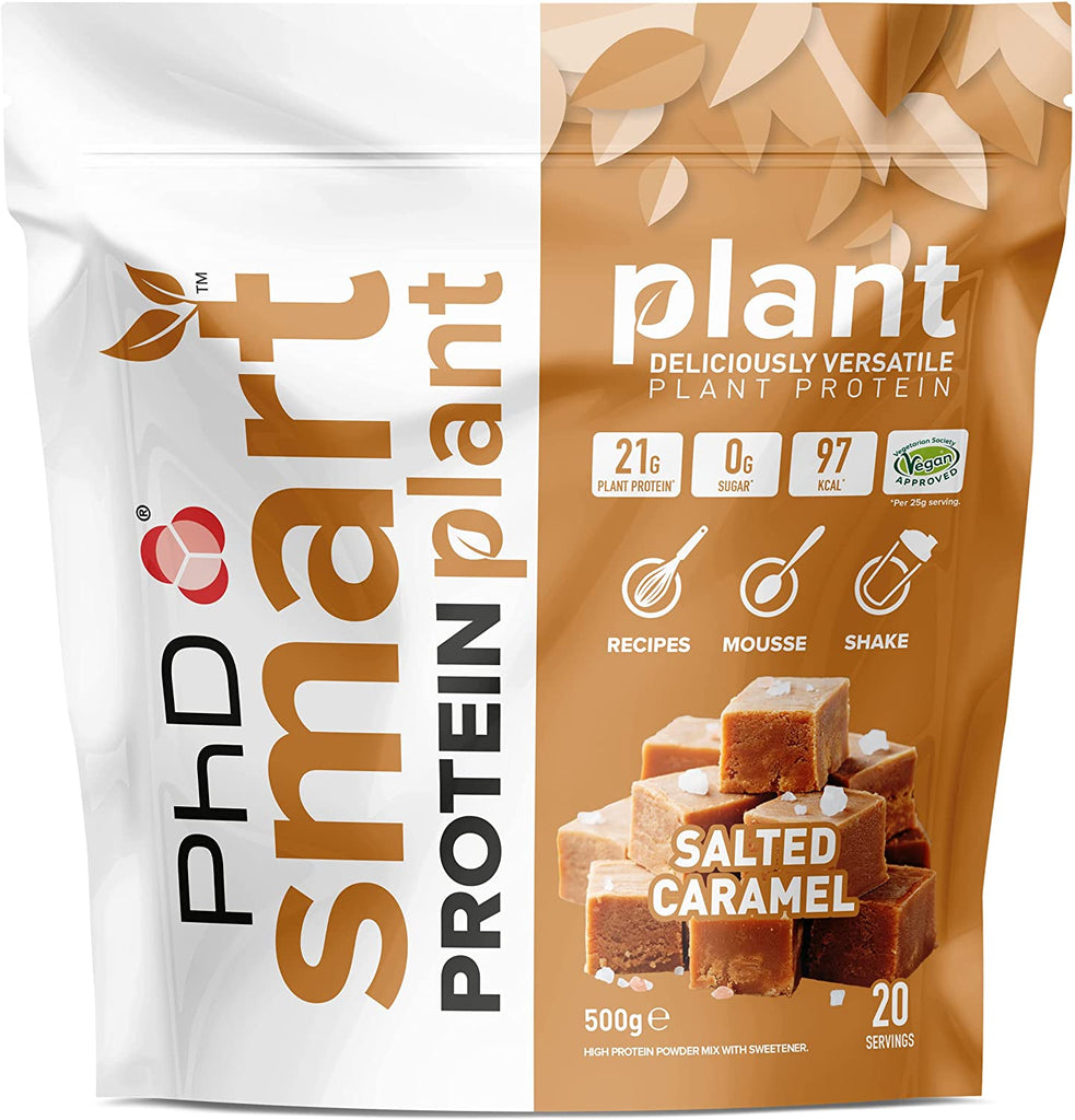 PhD Smart Protein Plant, Salted Caramel - 500g – SuperfoodUK