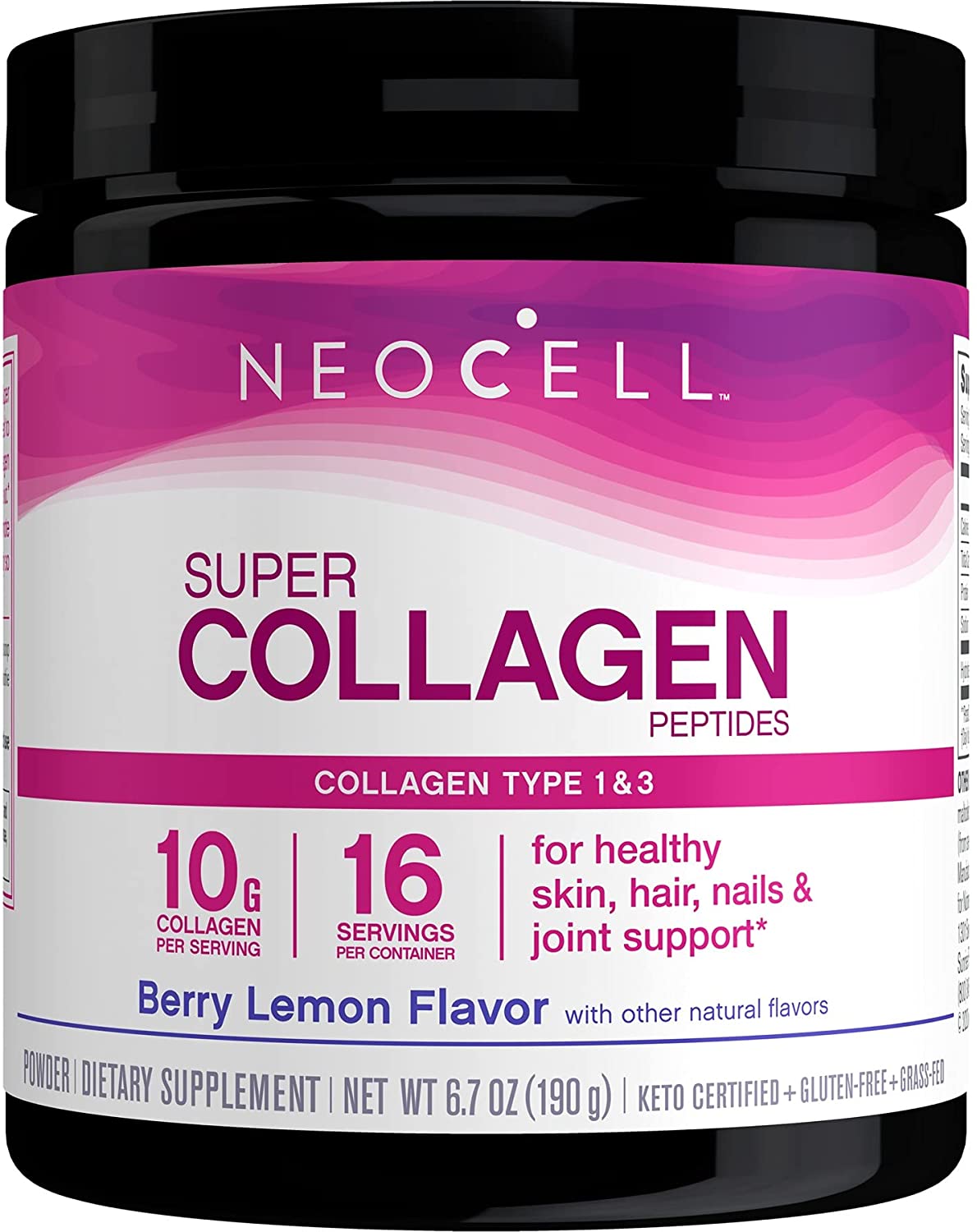 NeoCell Super Collagen Type 1 & 3, Berry Lemon - 190g