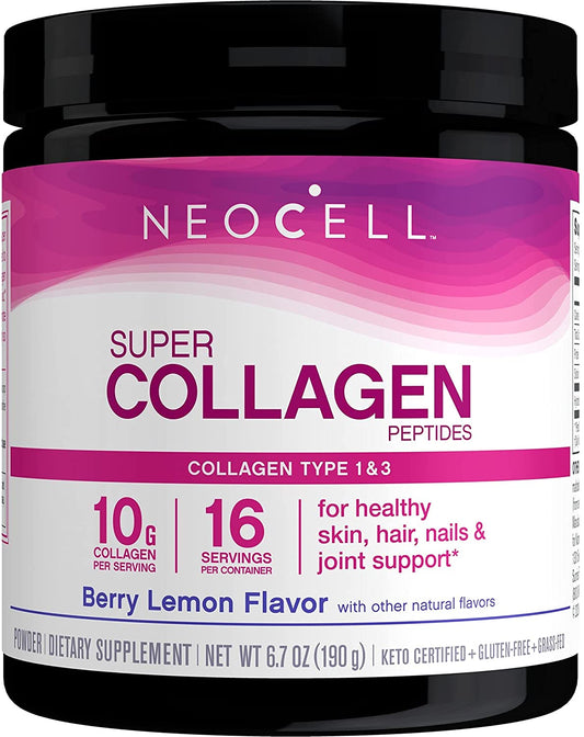 NeoCell Super Collagen Type 1 & 3, Berry Lemon - 190g