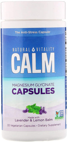 Natural Vitality Calm Magnesium Glycinate - 120 vcaps