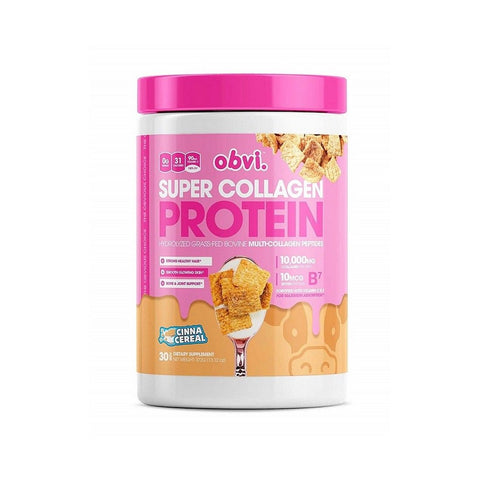 Obvi Super Collagen Protein, Cinna Cereal - 372g