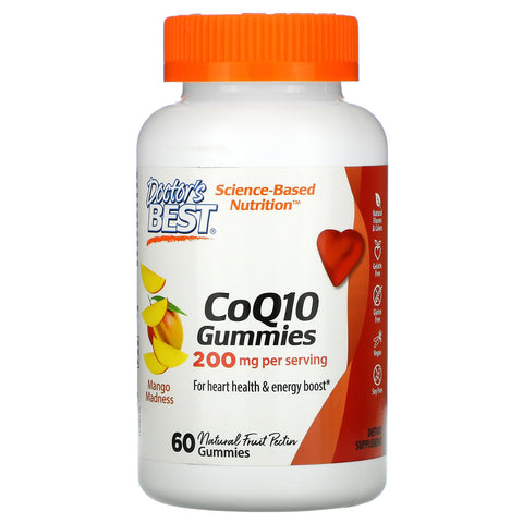 Doctor's Best CoQ10 Gummies, 100mg - 60 gummies