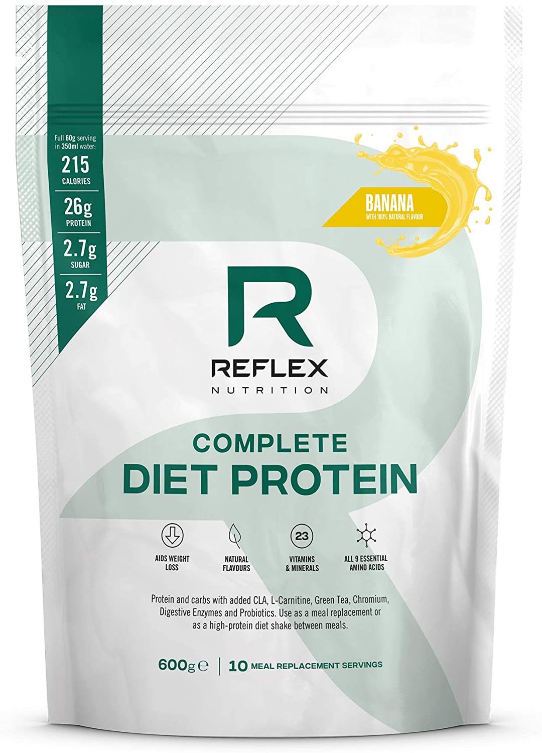 Reflex Nutrition Complete Diet Protein, Banana - 600g