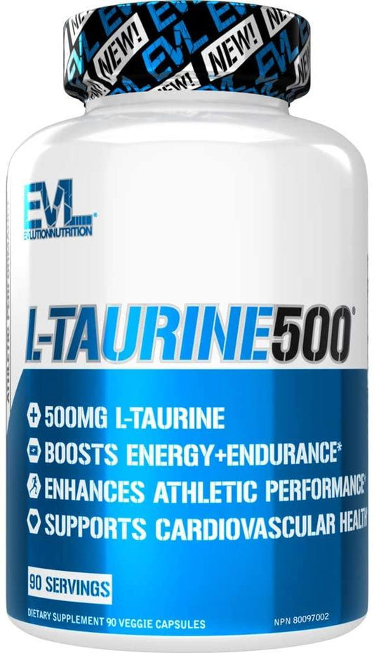 Evlution Nutrition L-Taurine 500 - 90 vcaps