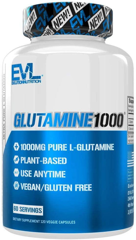 EVLution Nutrition Glutamine 1000 - 120 vcaps