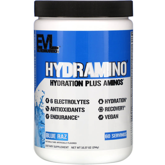 Evlution Nutrition Hydramino, Blue Raz - 294g