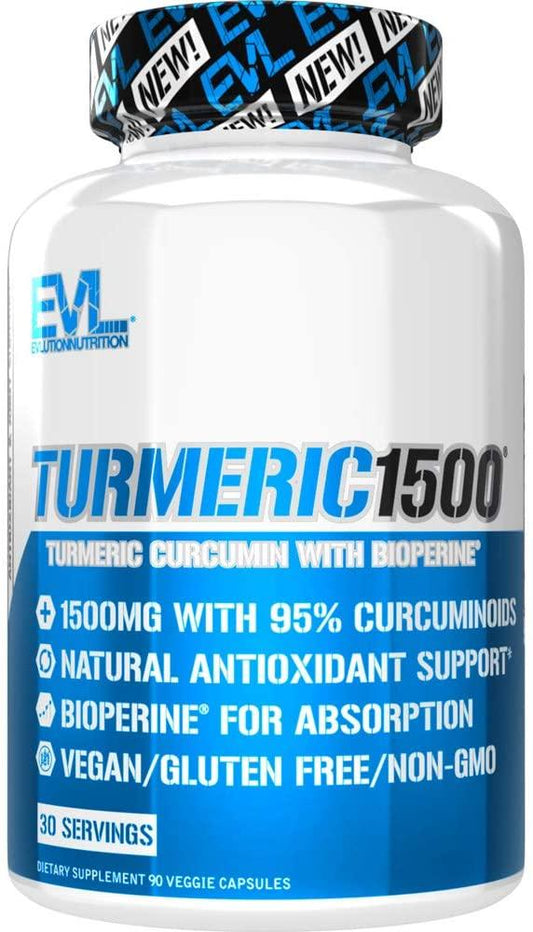 EVLution Nutrition Turmeric 1500 - 90 vcaps